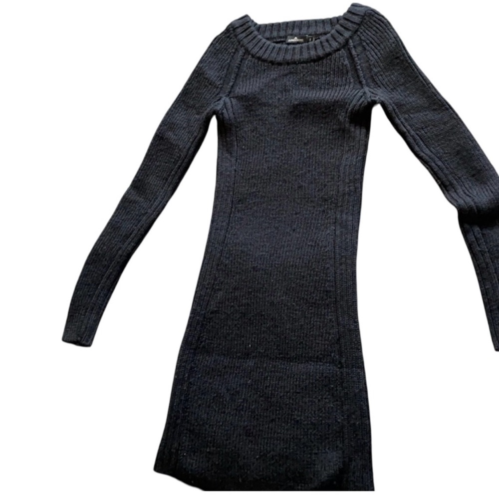 J.LINBERG Designer Wool Dress – Size XS – 100% Wool – Boutique Purchase